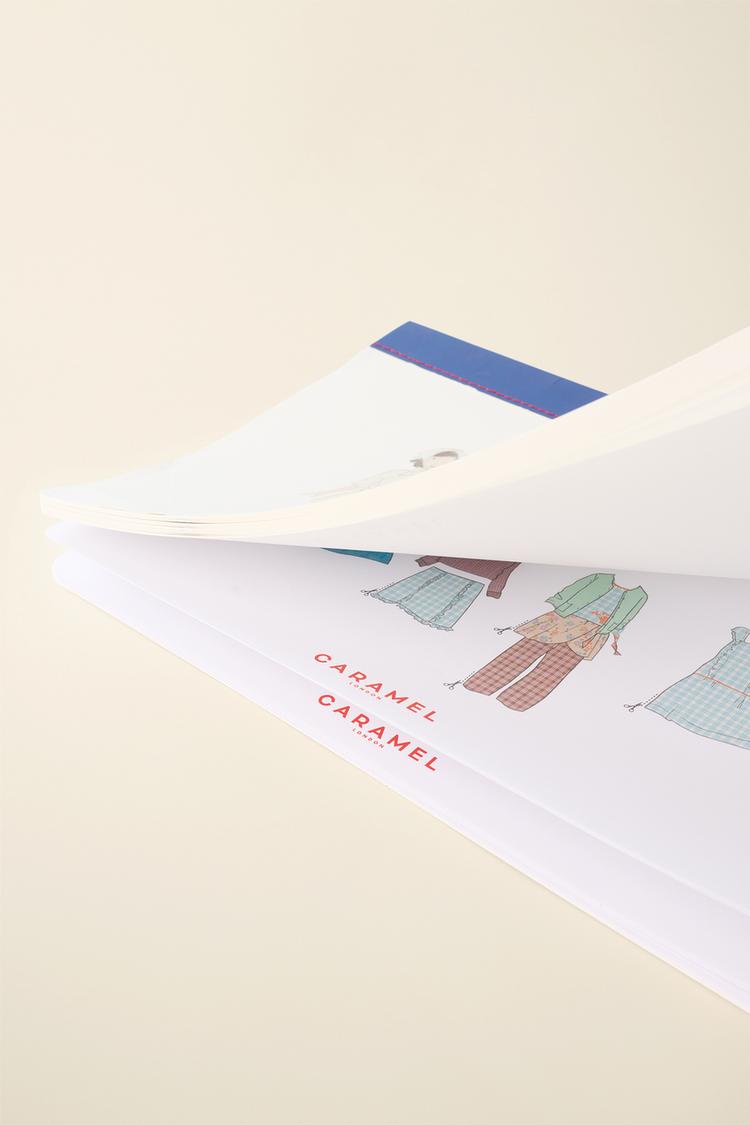 BLOCO DE STICKERS CREATED BY CARAMEL LONDON X ZARA